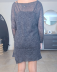Robe pull gris anthracite