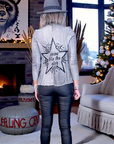 Veste star grise argentée