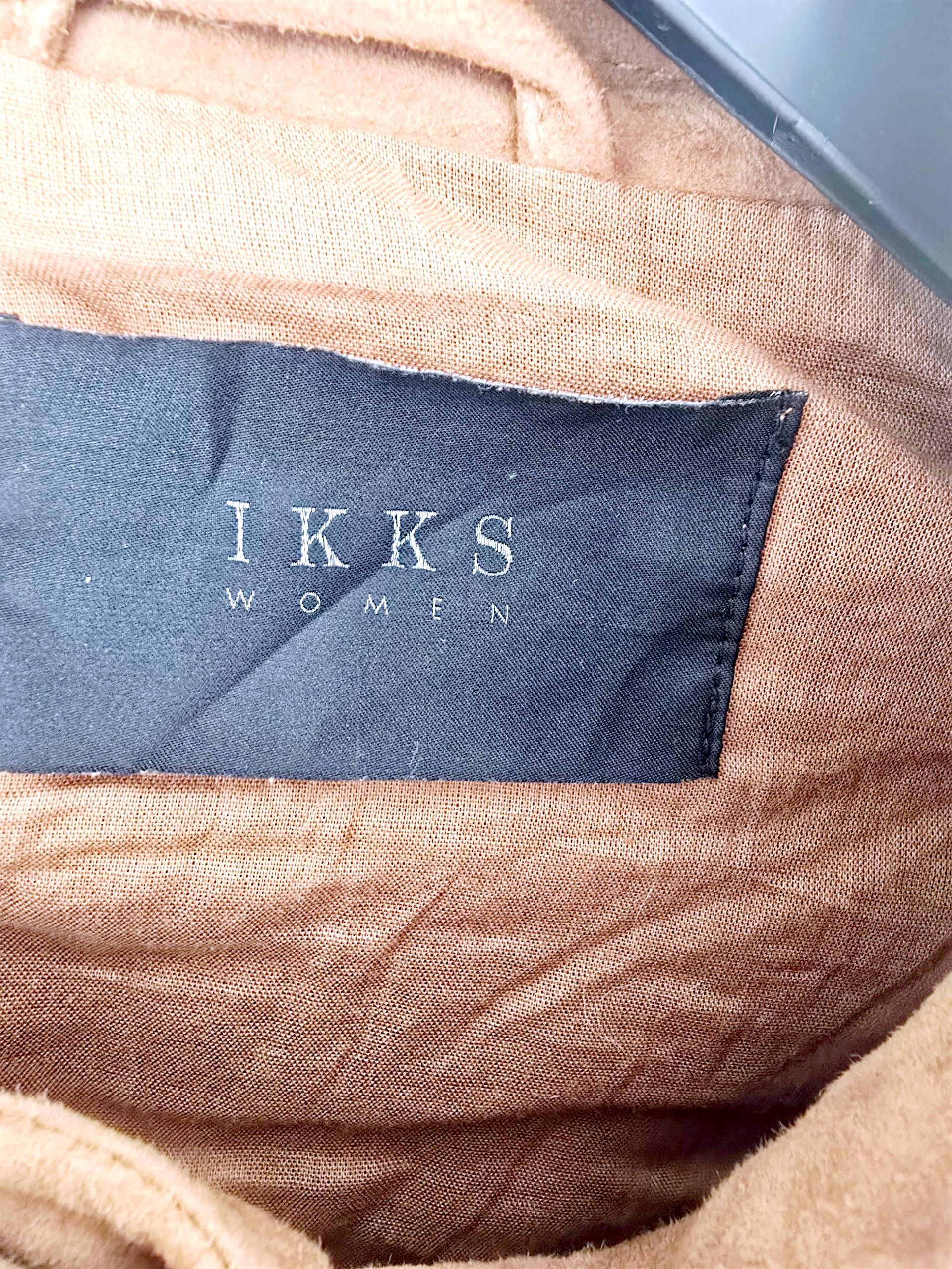 Blouson 100% cuir daim tabac