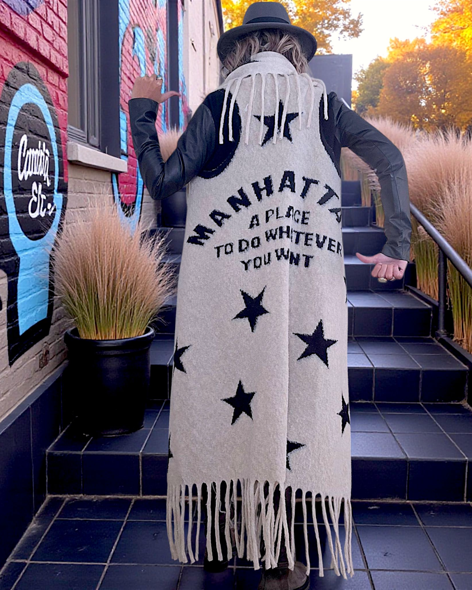 Gilet star long à franges - 𝐌𝐚𝐫𝐢𝐧𝐚𝟒𝟒𝐟𝐚𝐦𝐢𝐥𝐲