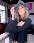 Pull noir à maille chaude - 𝐌𝐚𝐫𝐢𝐧𝐚𝟒𝟒𝐟𝐚𝐦𝐢𝐥𝐲