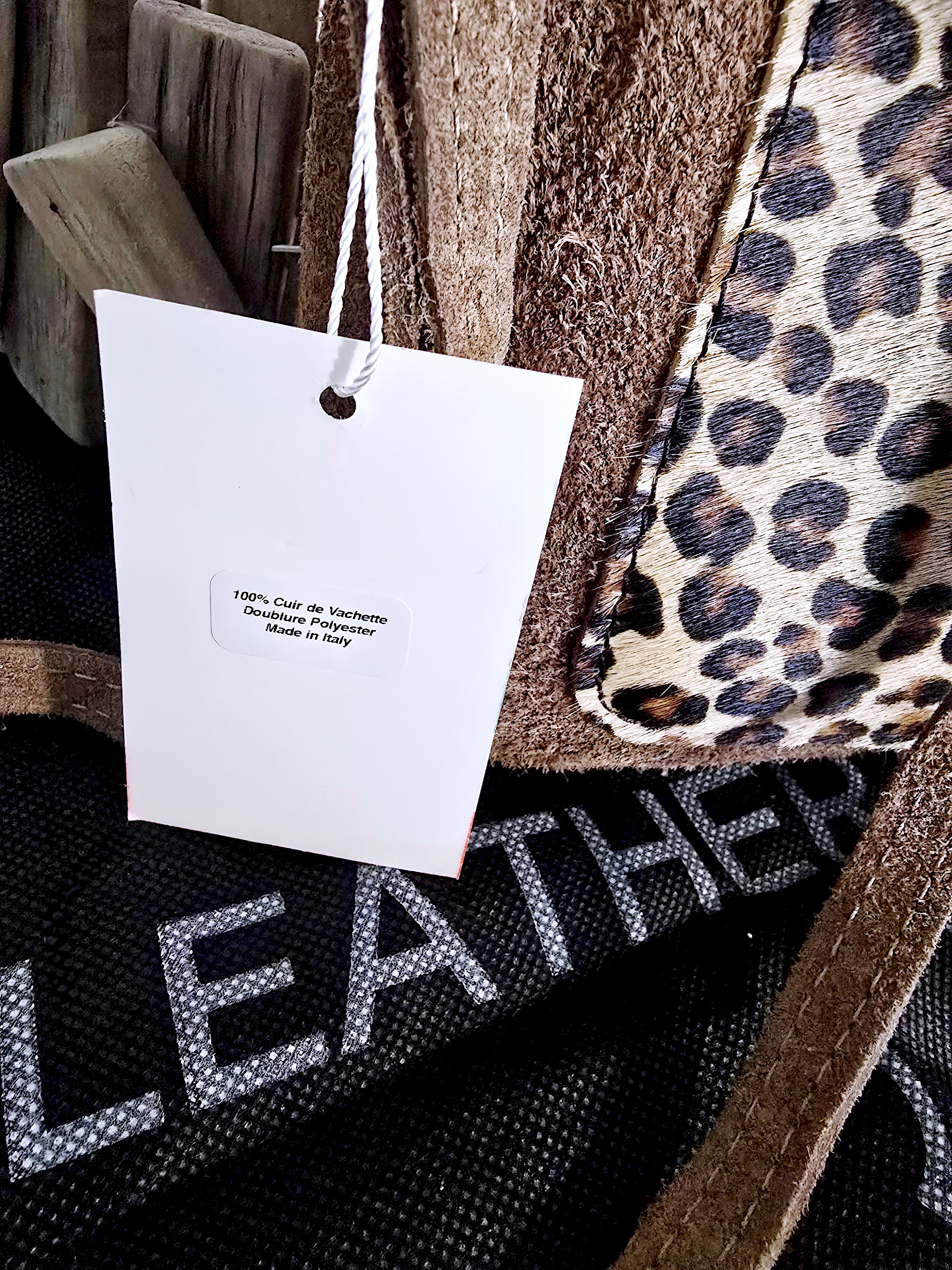 Sac bandoulière taupe 100% cuir