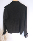 Pull chaud amour léopard