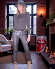 Pantalon marron + ruban