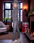 Pantalon marron + ruban