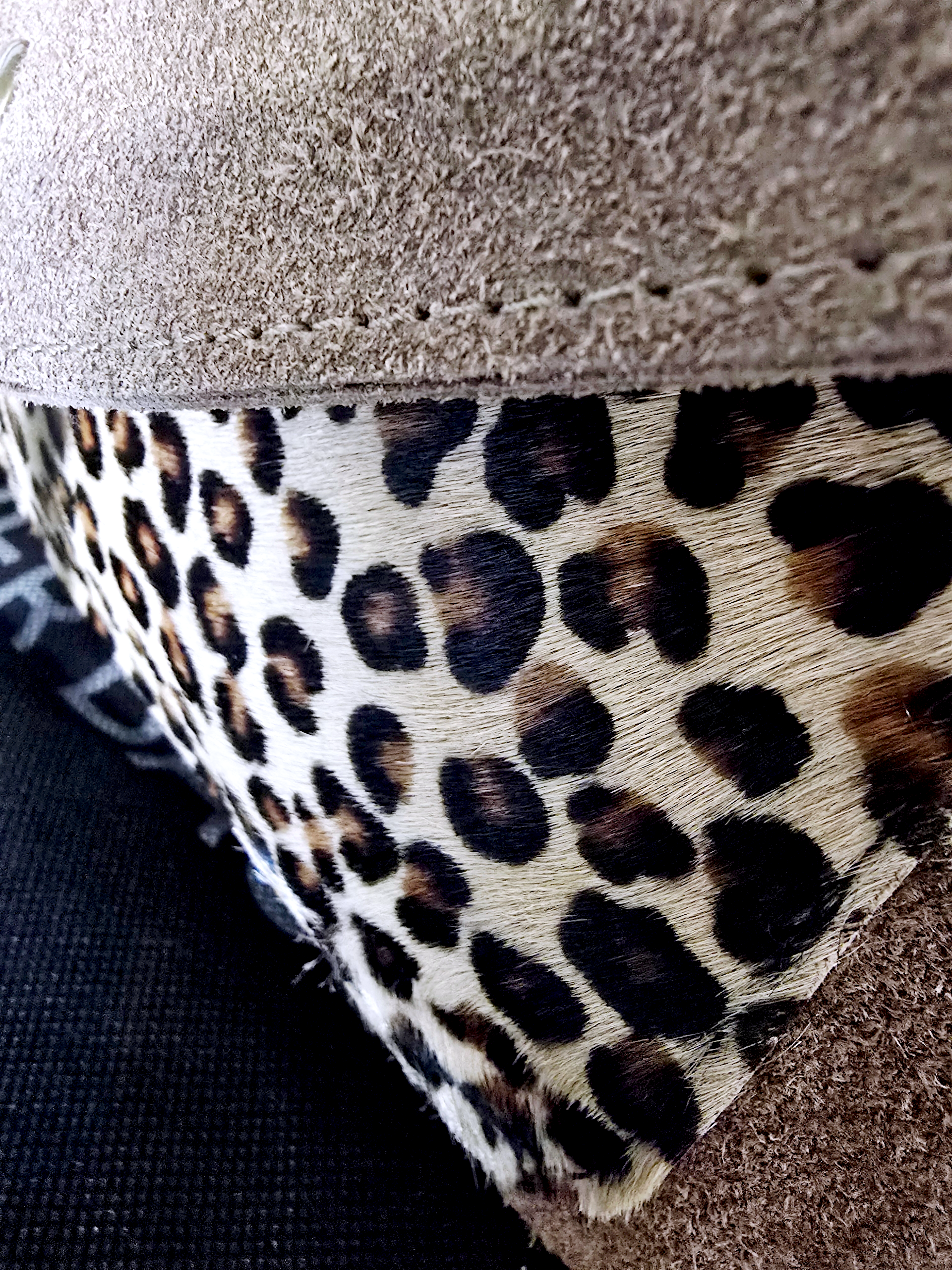 Sac bandoulière taupe 100% cuir