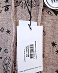 Pull capuche beige marron