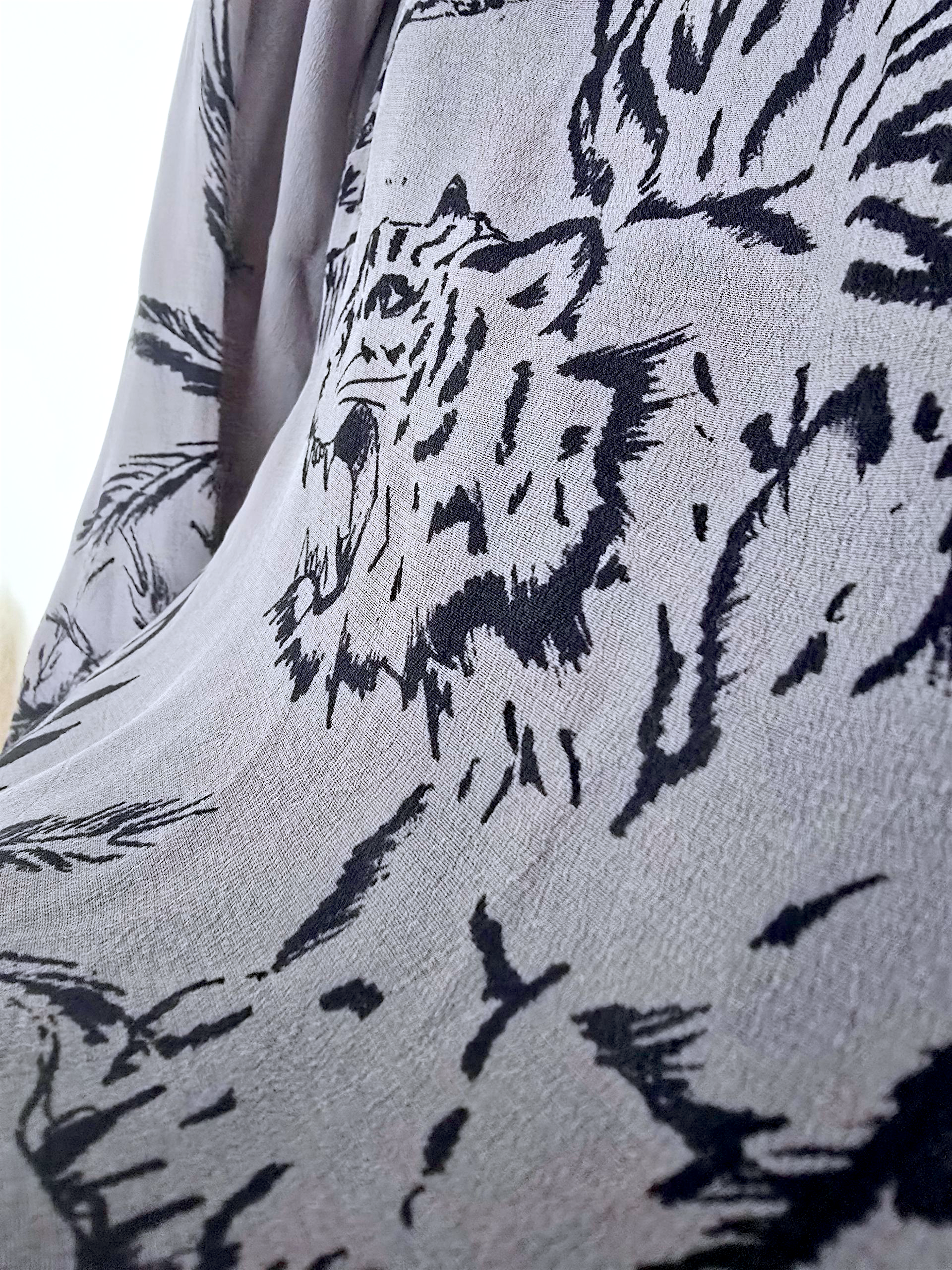 Chemise rock kaki-gris