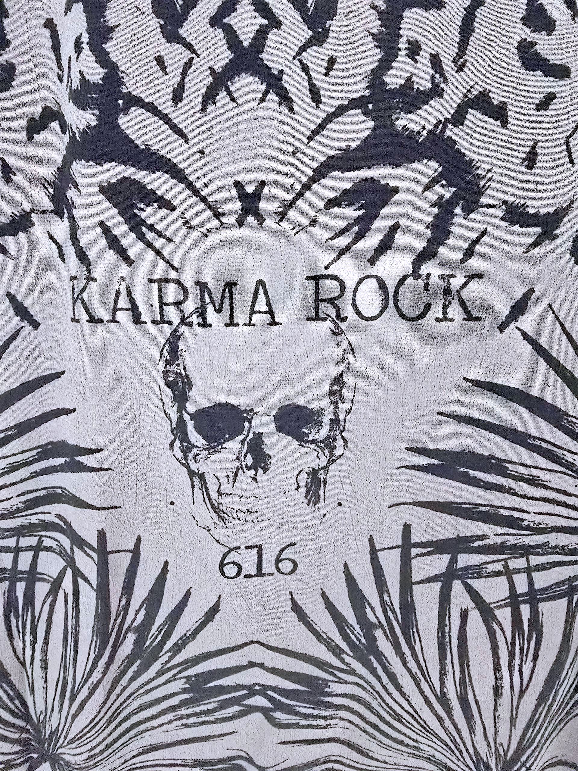 Chemise rock kaki-gris