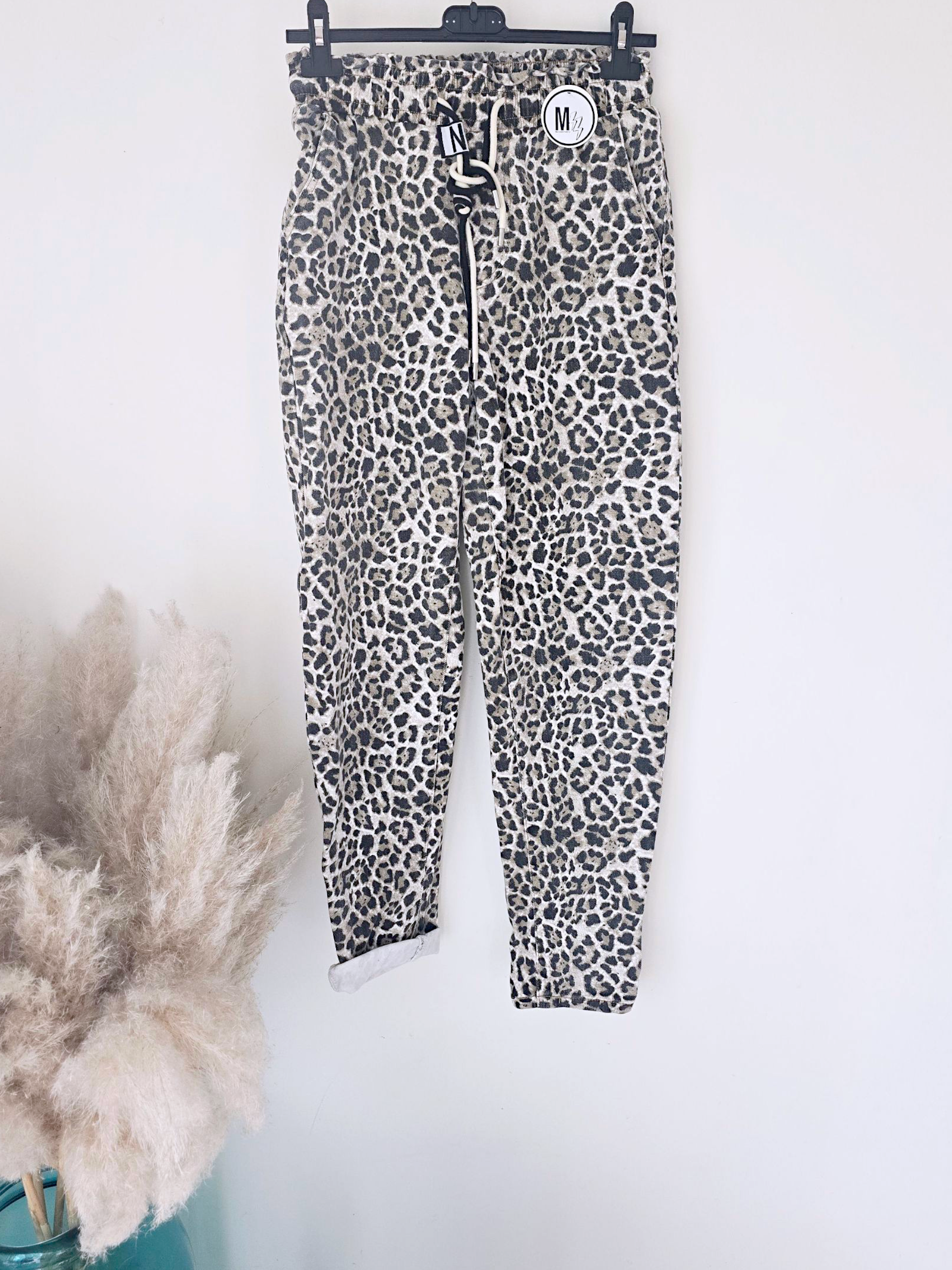 Pantalon jeeging léopard