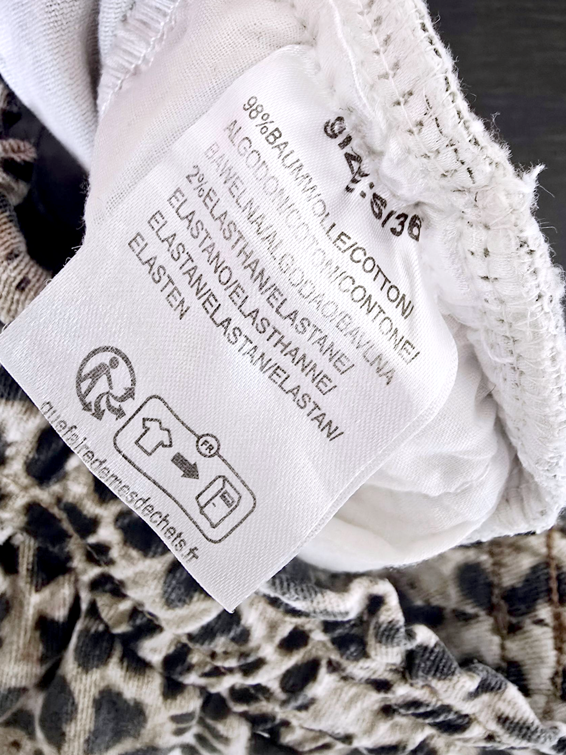 Pantalon jeeging léopard