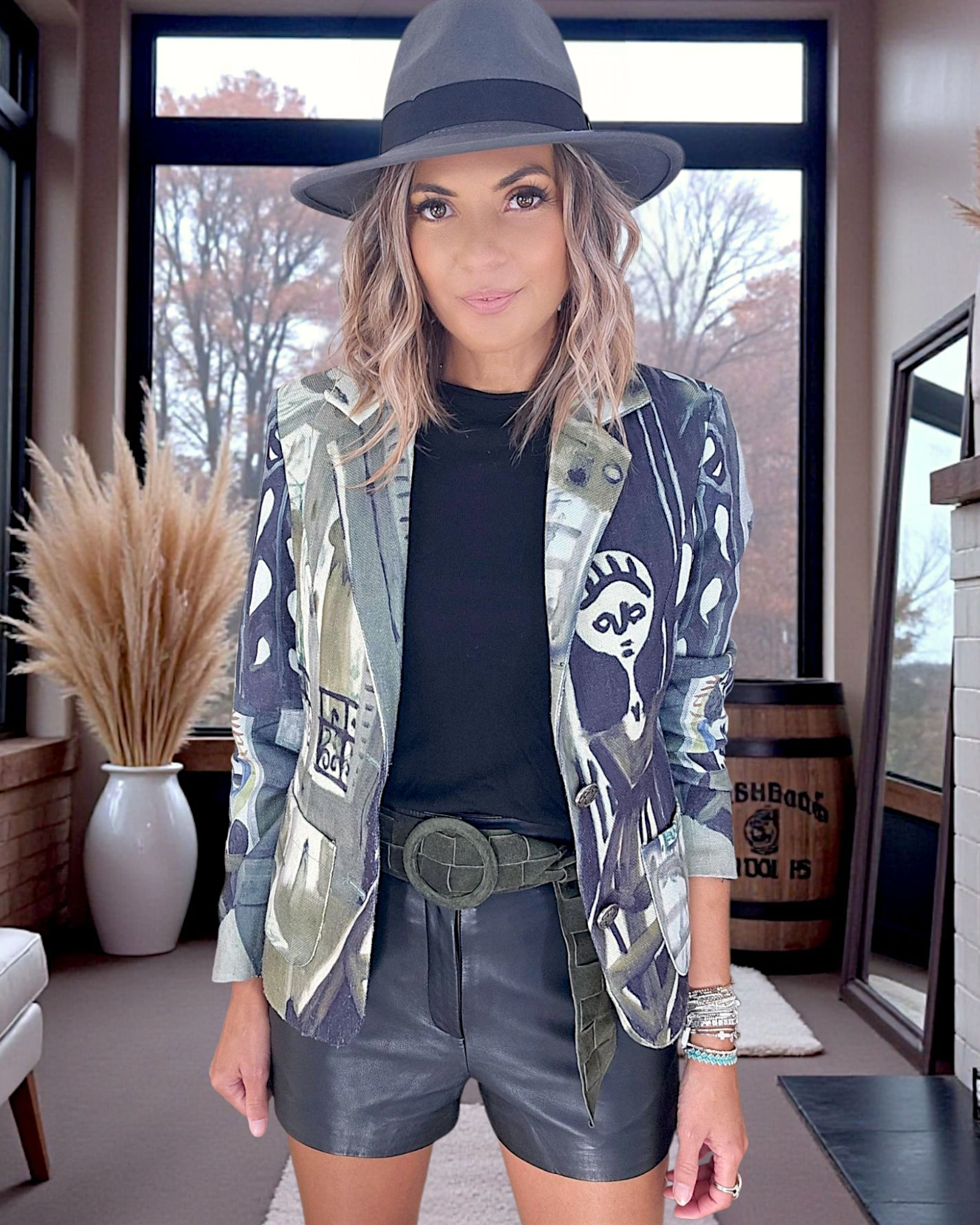 Veste cintrée visage