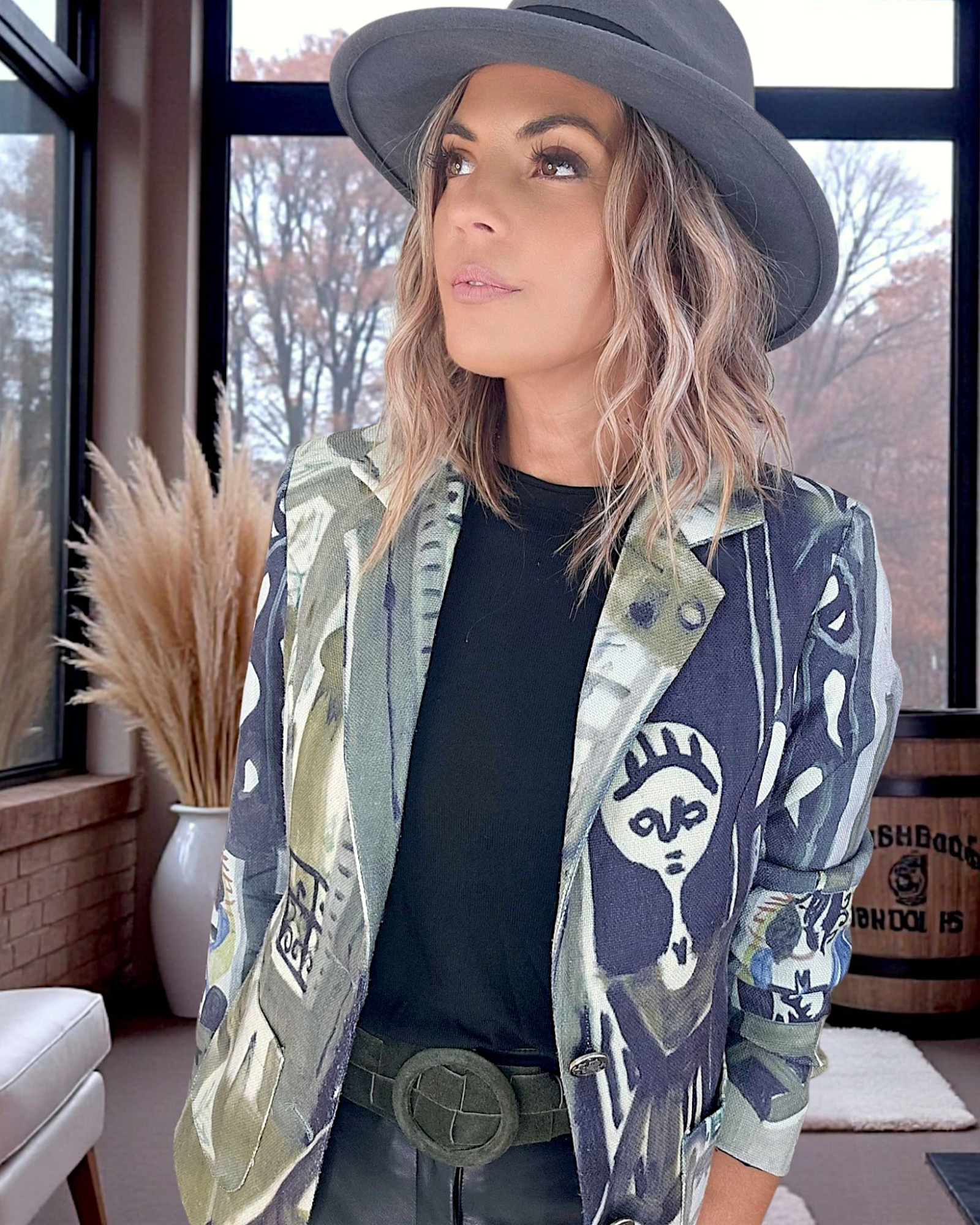 Pull manches courtes noir