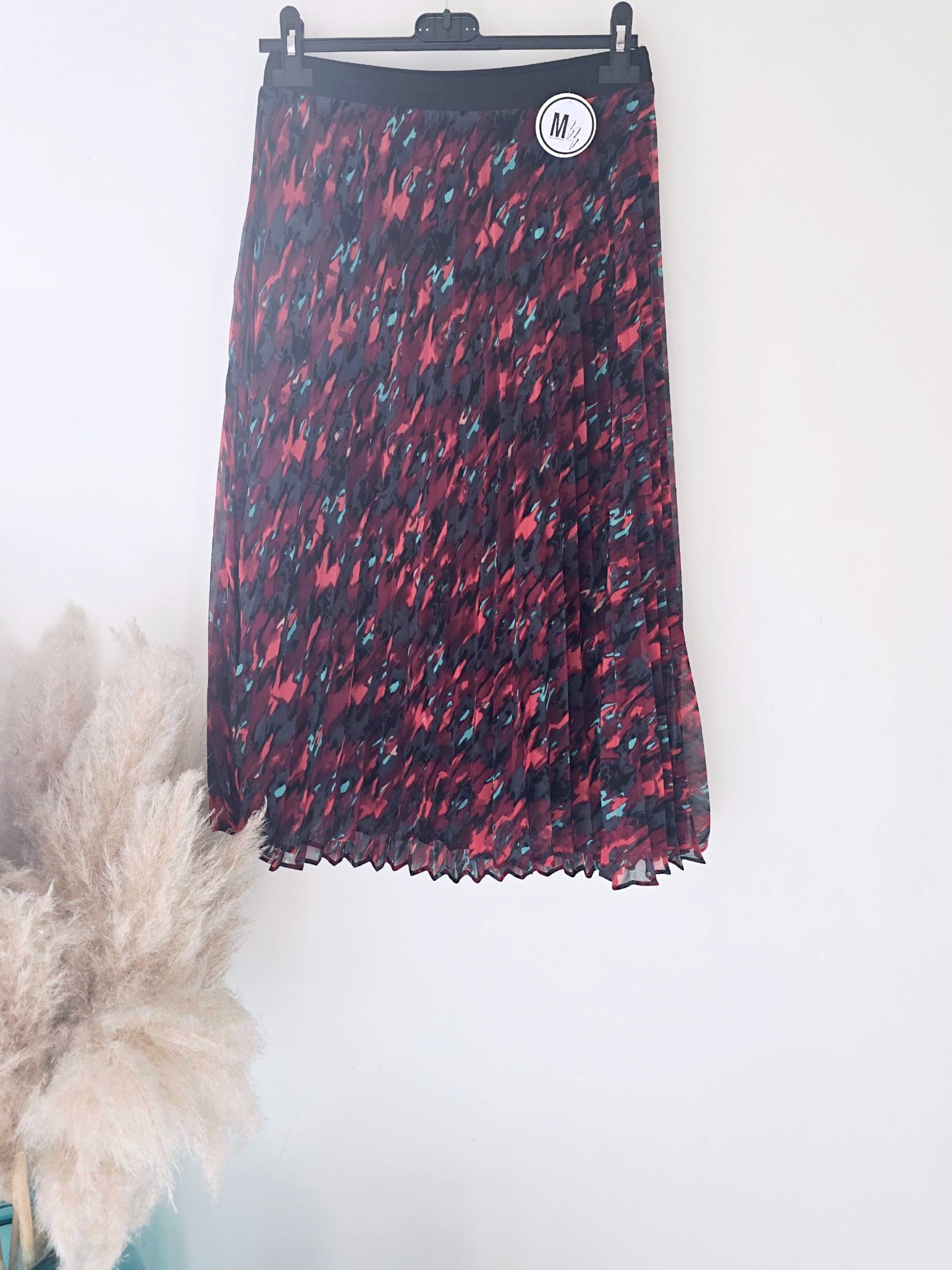 Jupe camouflage bordeaux