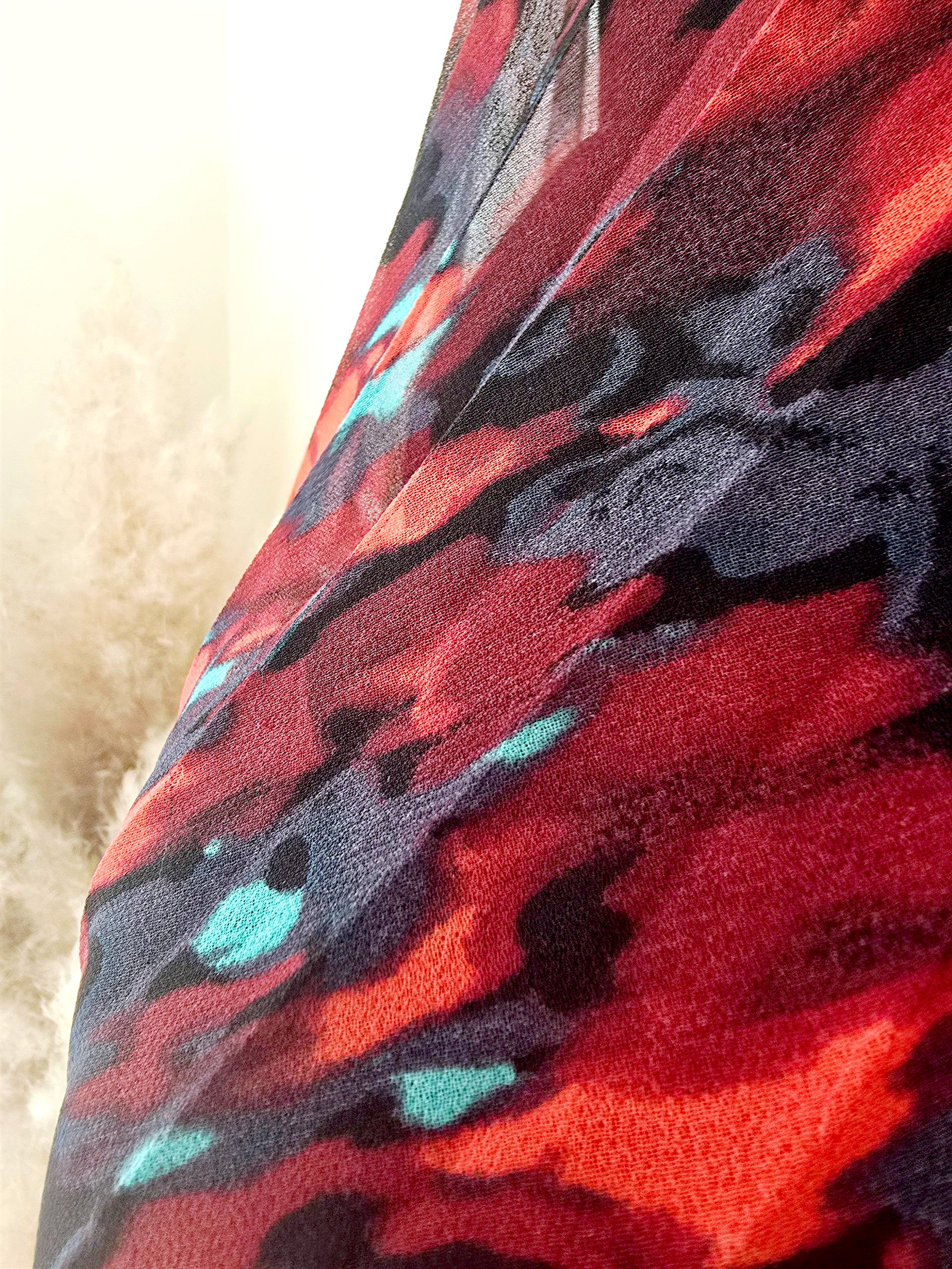 Jupe camouflage bordeaux