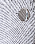 Manteau chevron et léopard gris