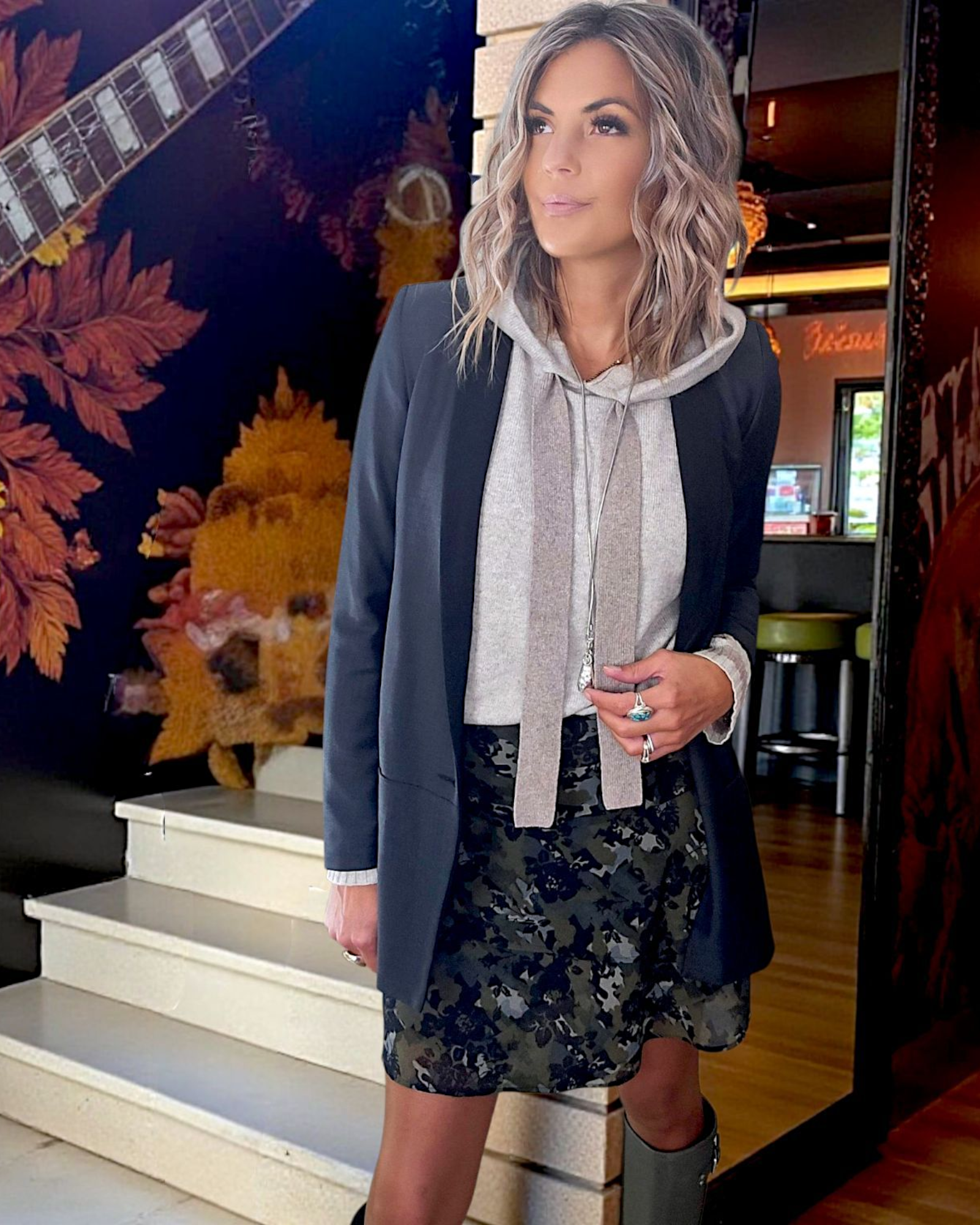 Jupe camouflage kaki