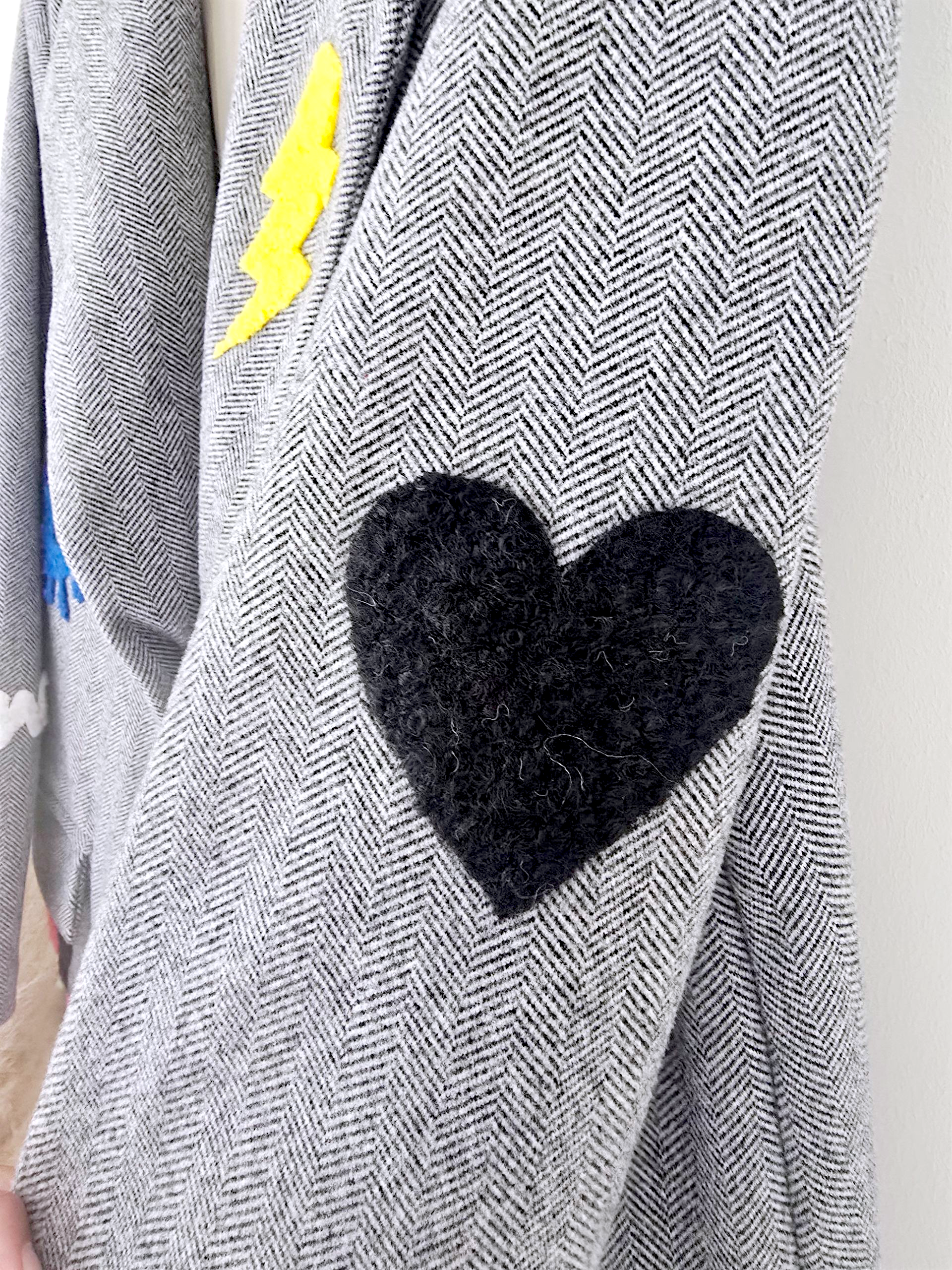 Veste boy en chevron