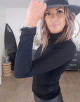 Sous-pull noir cachemire