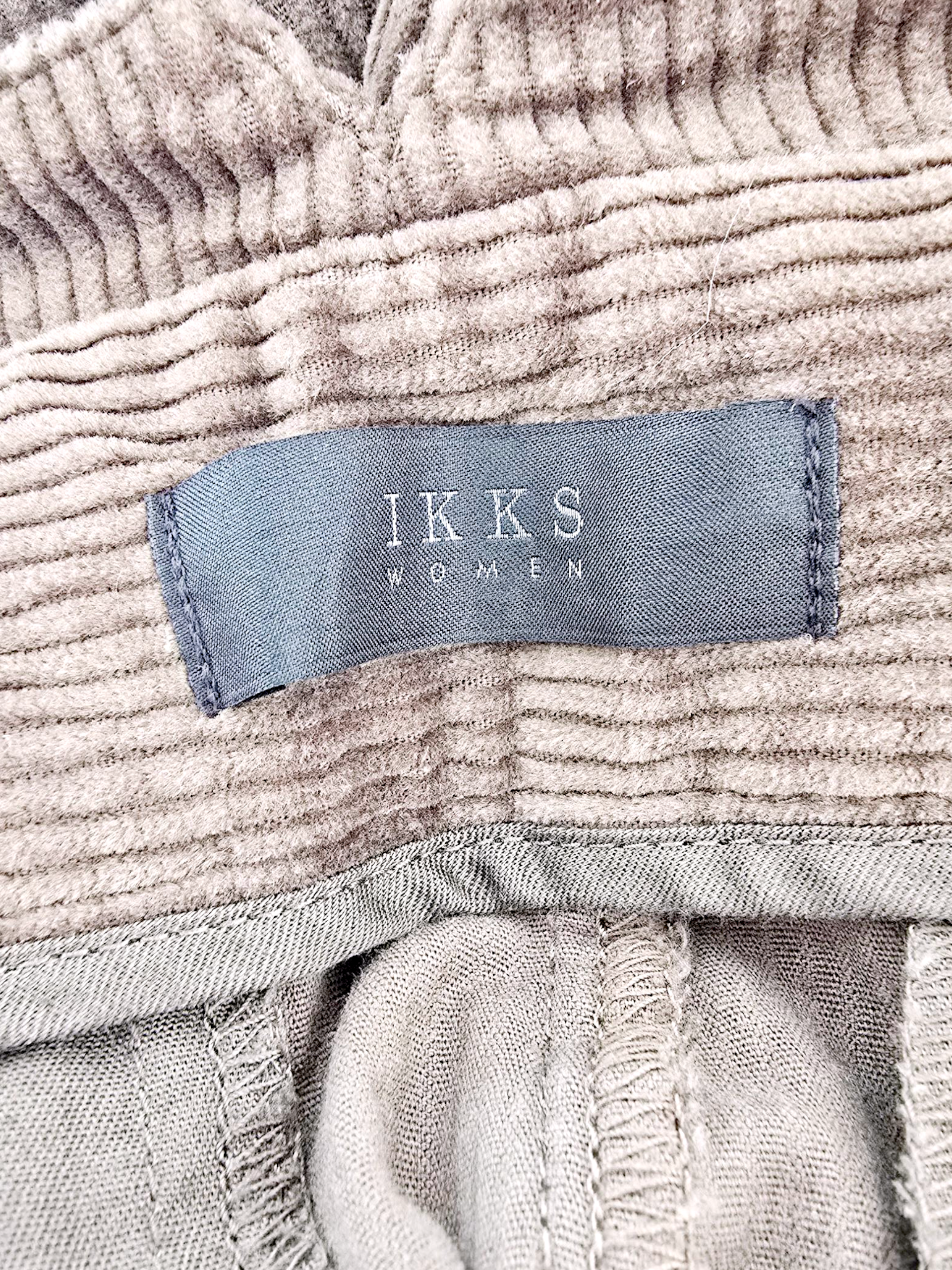 Short velours kaki-marron