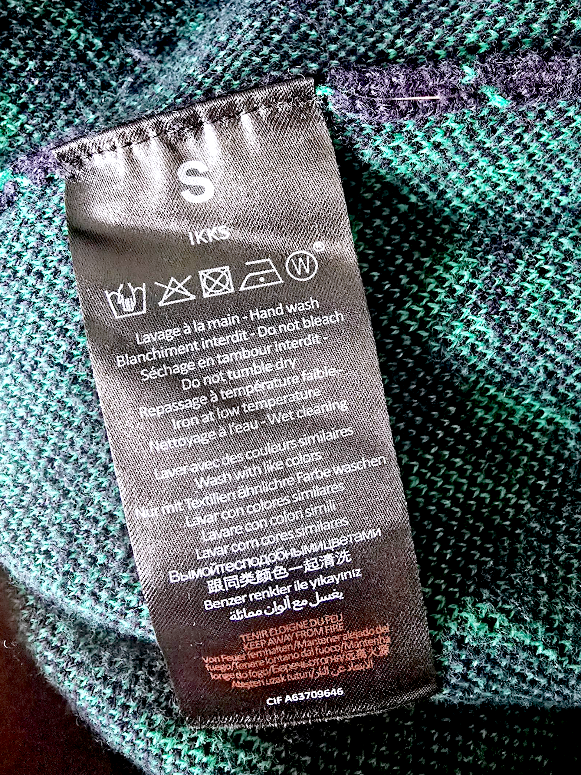 Cardigan double sens