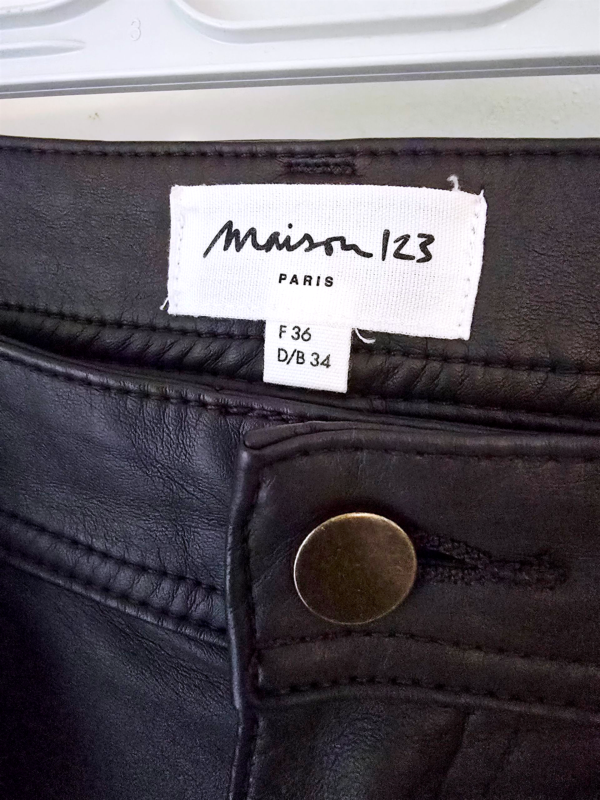 Pantalon marron + ruban