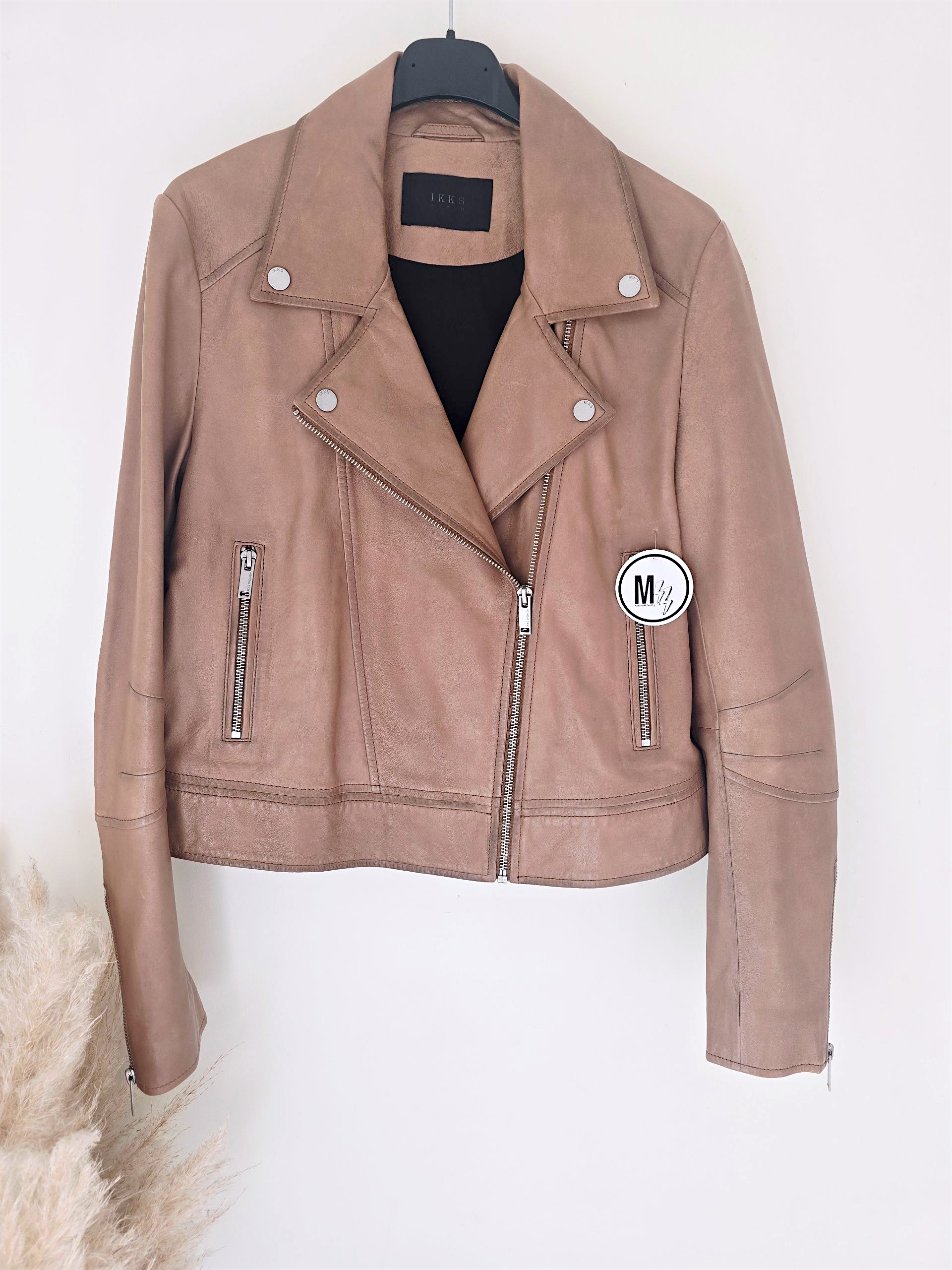 Perfecto beige 100% cuir