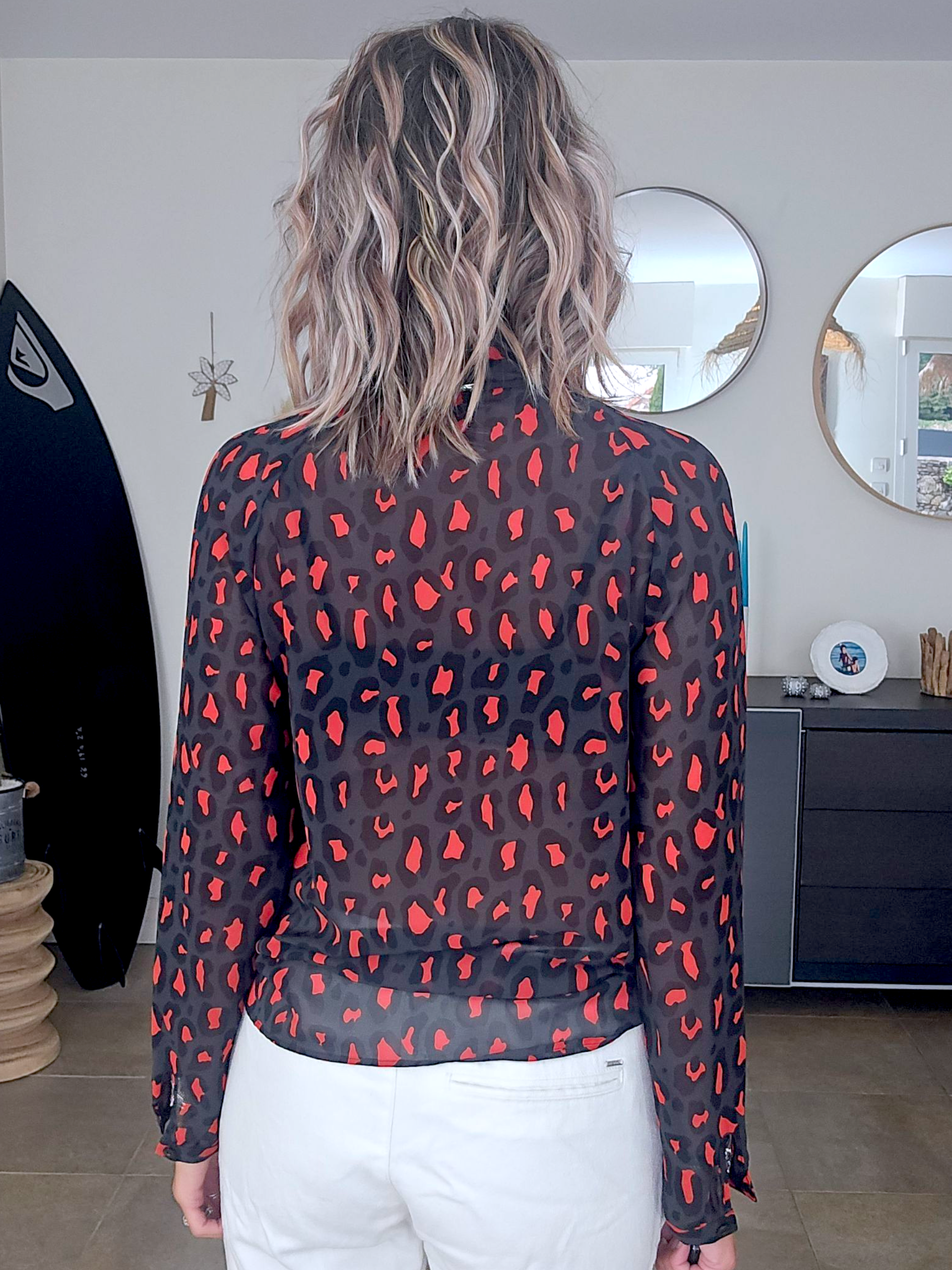 Chemise léopard