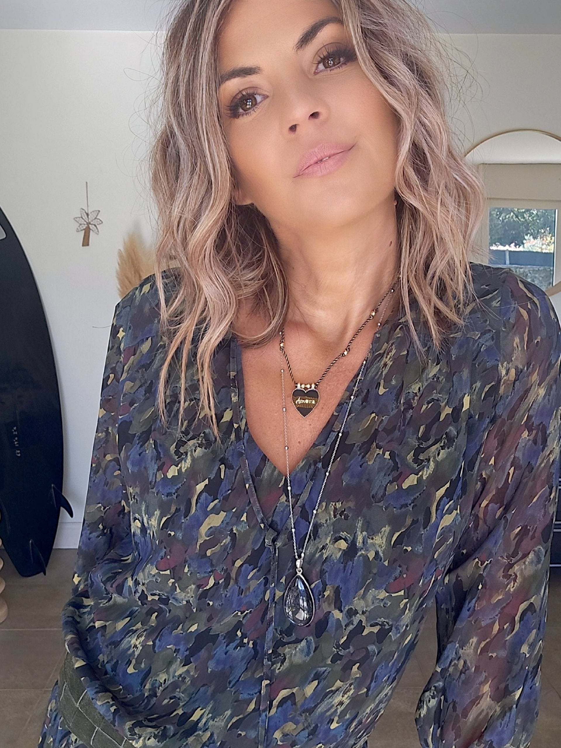 Robe longue camouflage