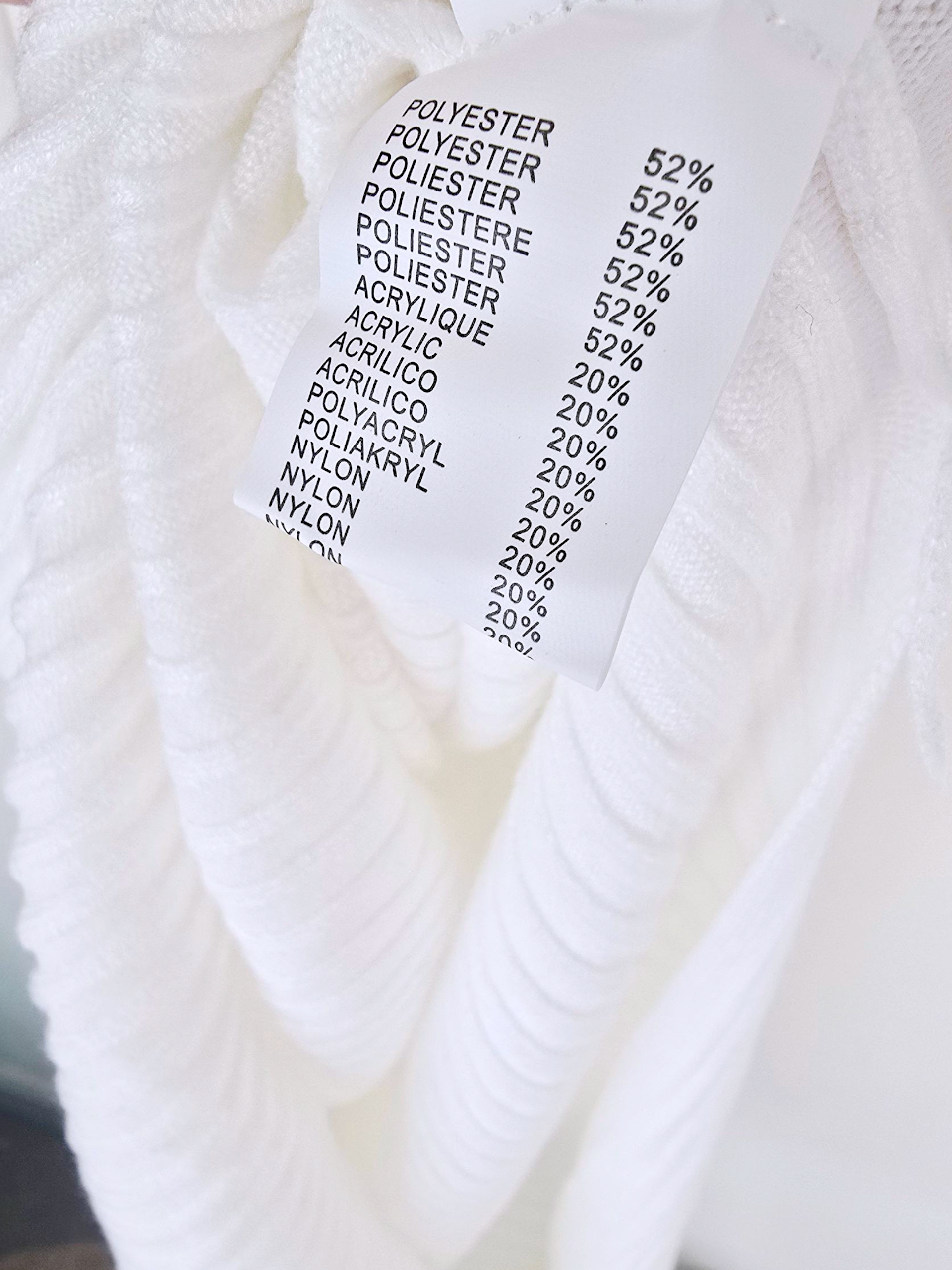 Robe blanche maille pull