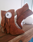 Bottines cowboy cuir