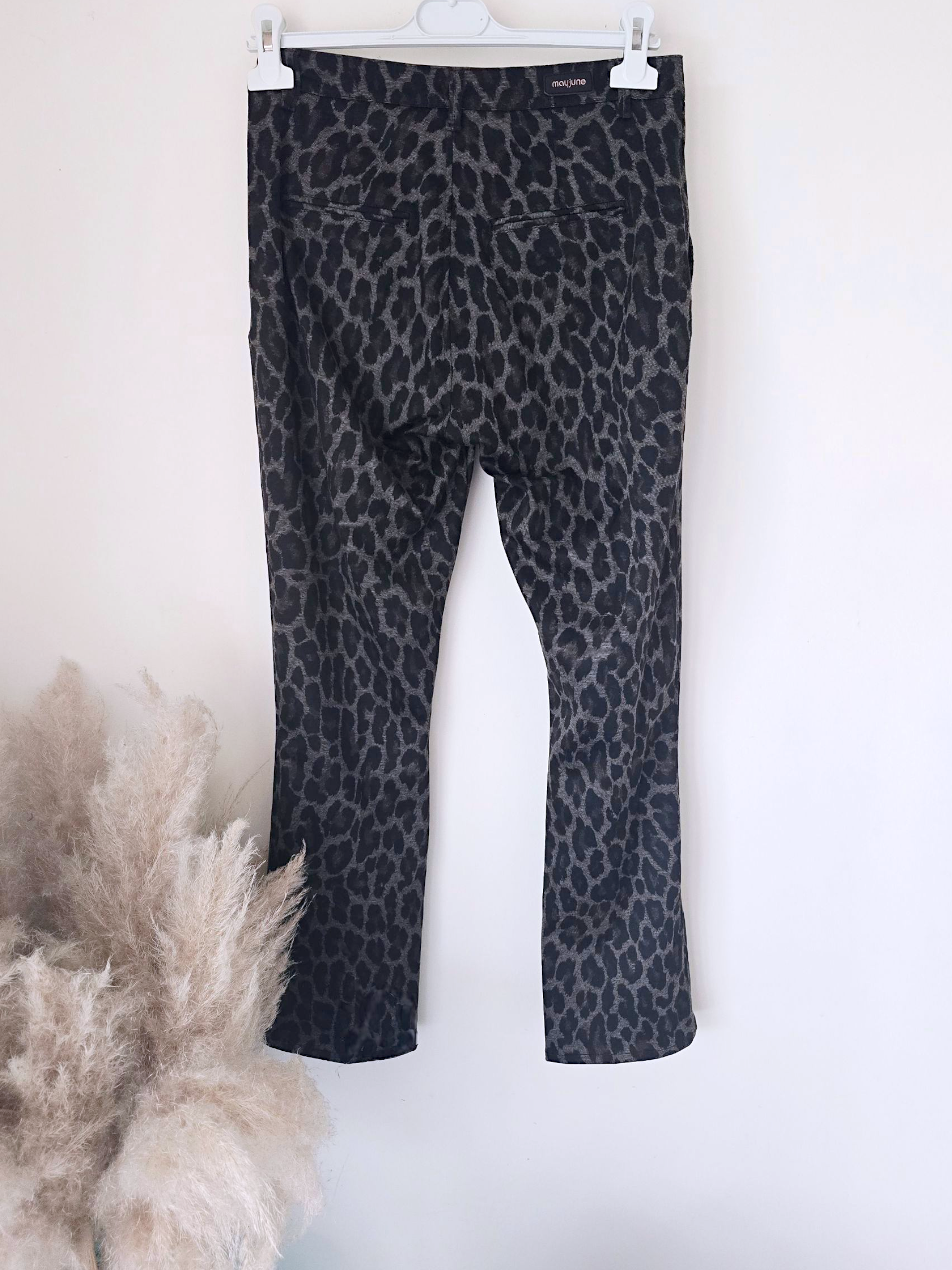 Pantalon léopard kaki