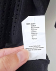 T-shirt ajouré à maille noire