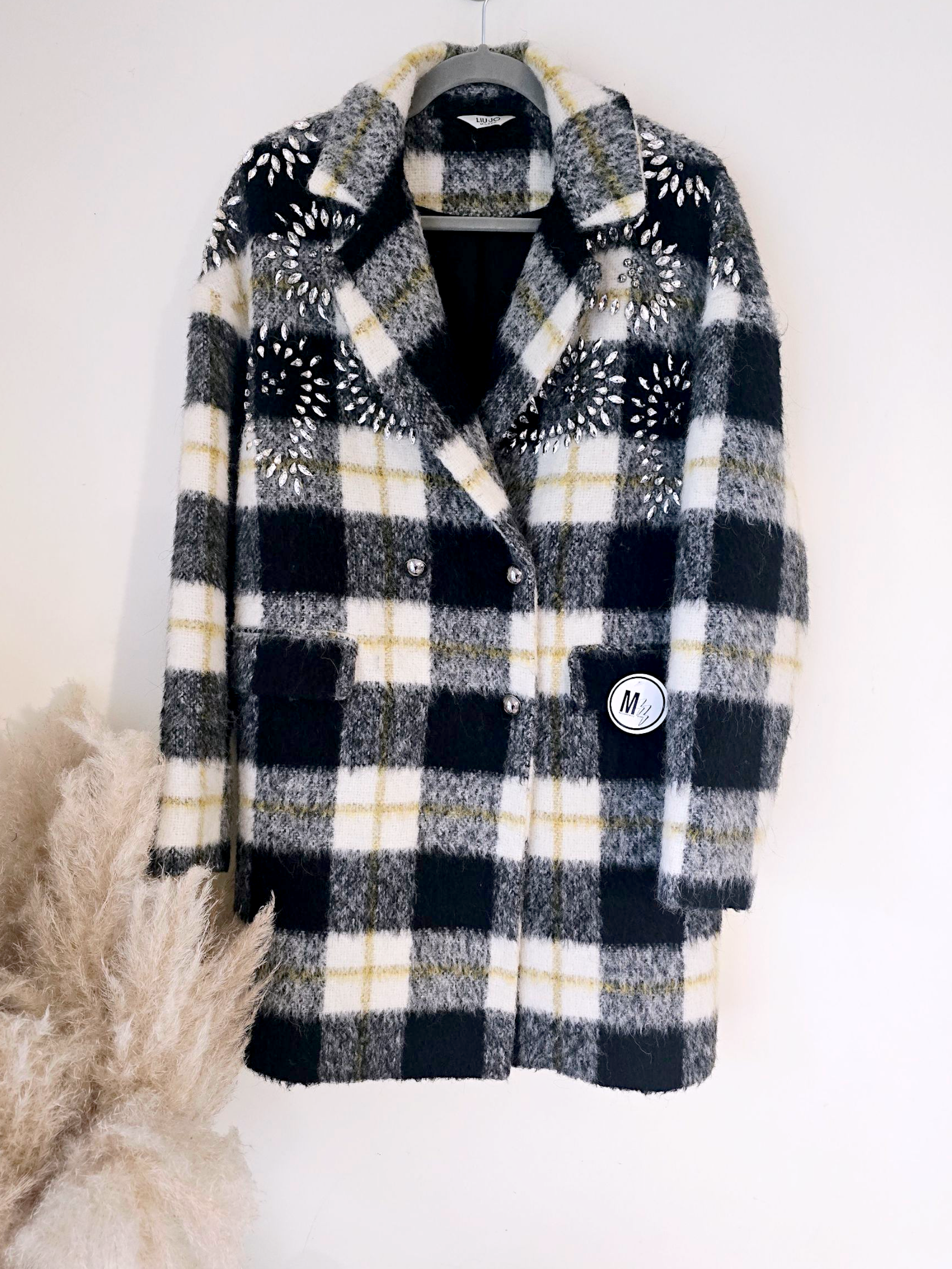 Manteau chaud à carreaux