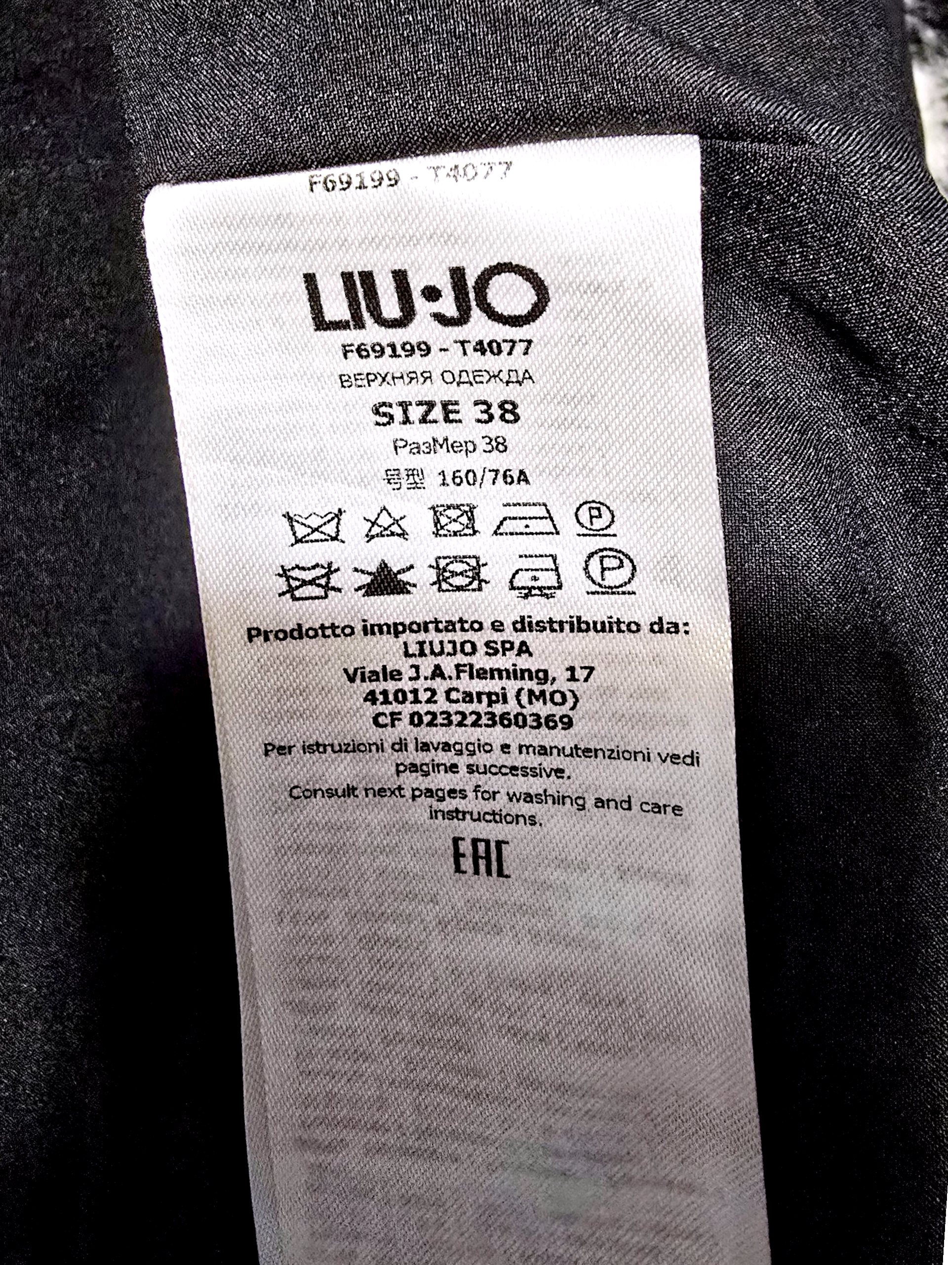 Manteau chaud à carreaux