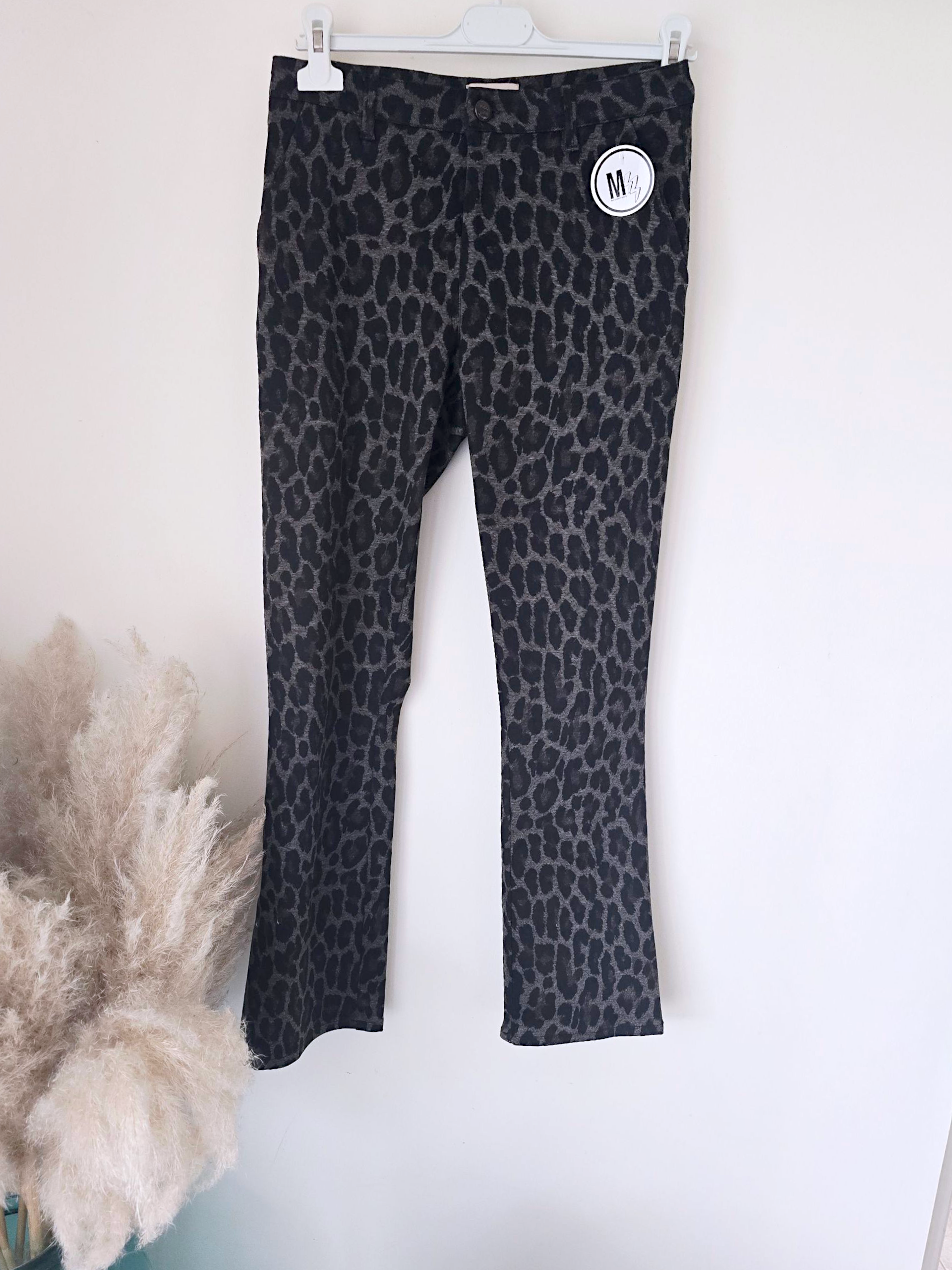 Pantalon léopard kaki