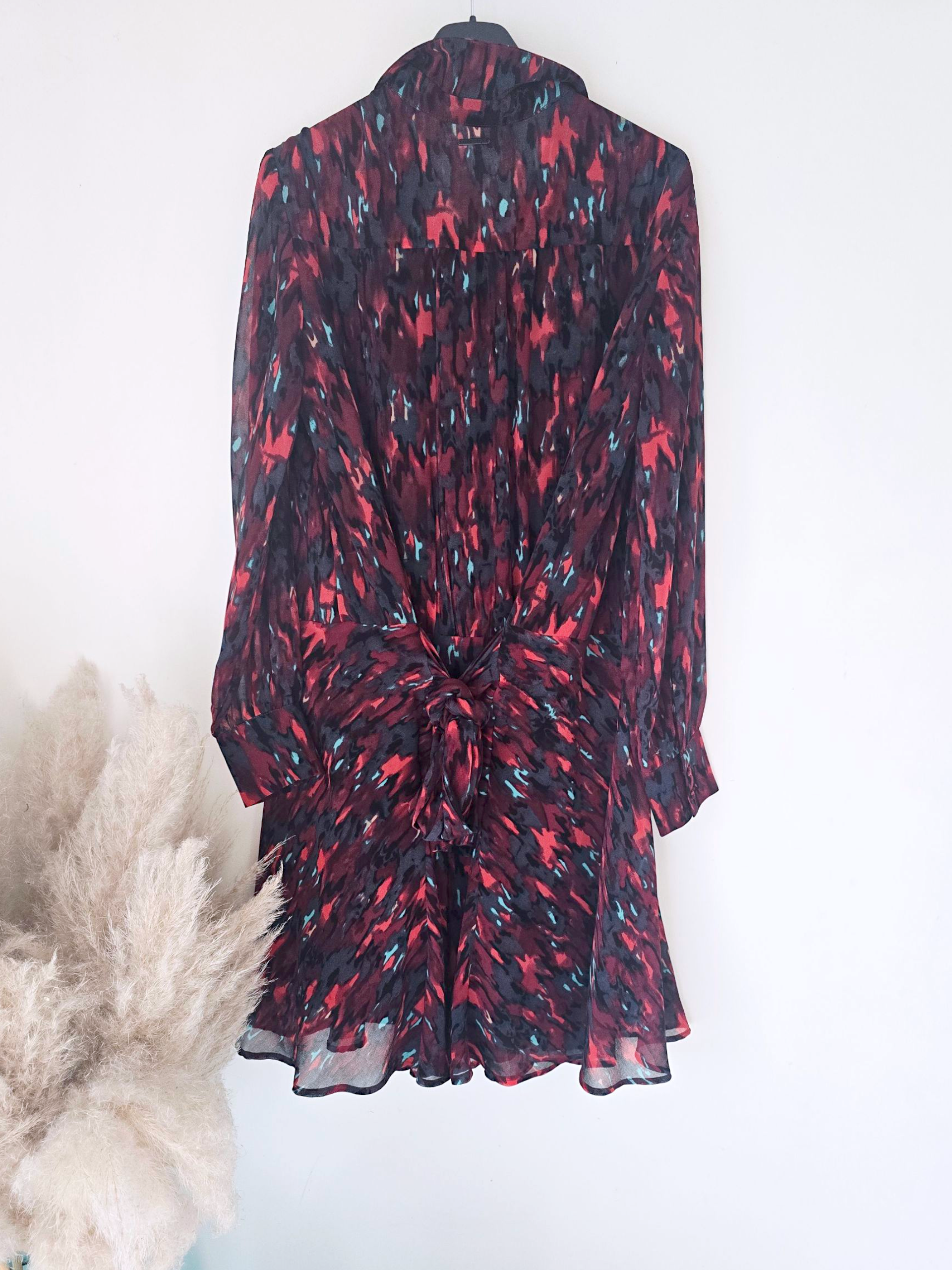 Robe bordeaux camouflage