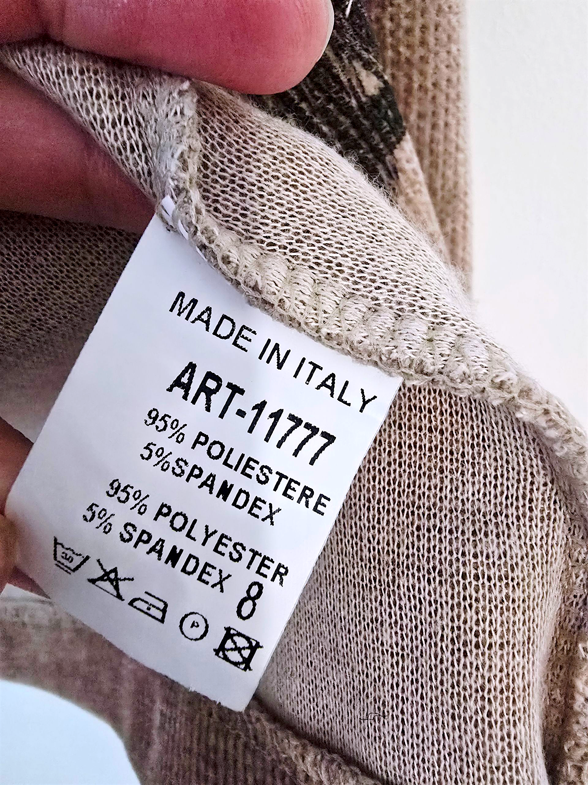 Veste velours ras tags