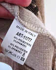 Veste velours ras tags