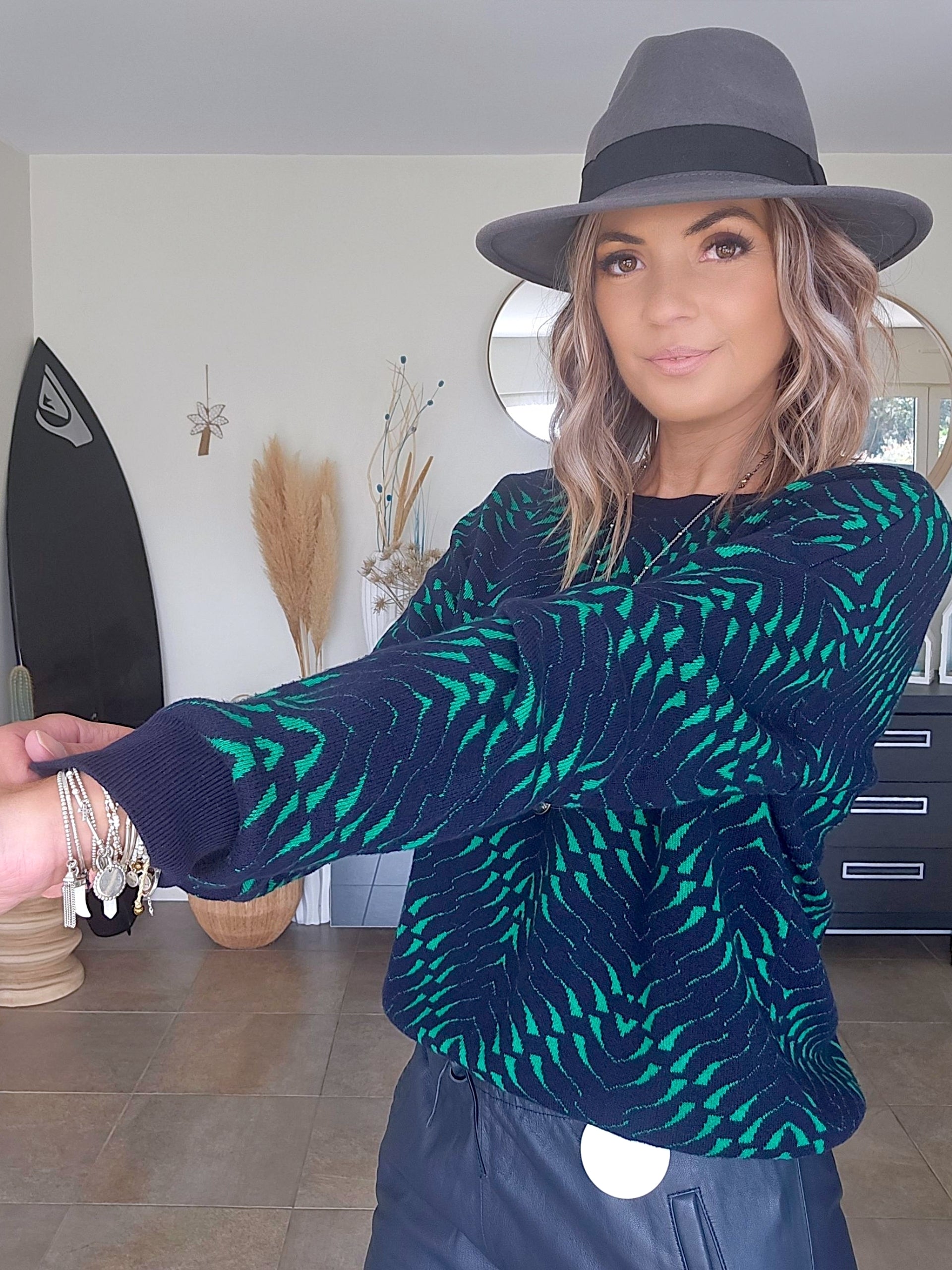 Cardigan double sens