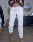 Pantalon jeeging blanc