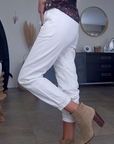 Pantalon jeeging blanc