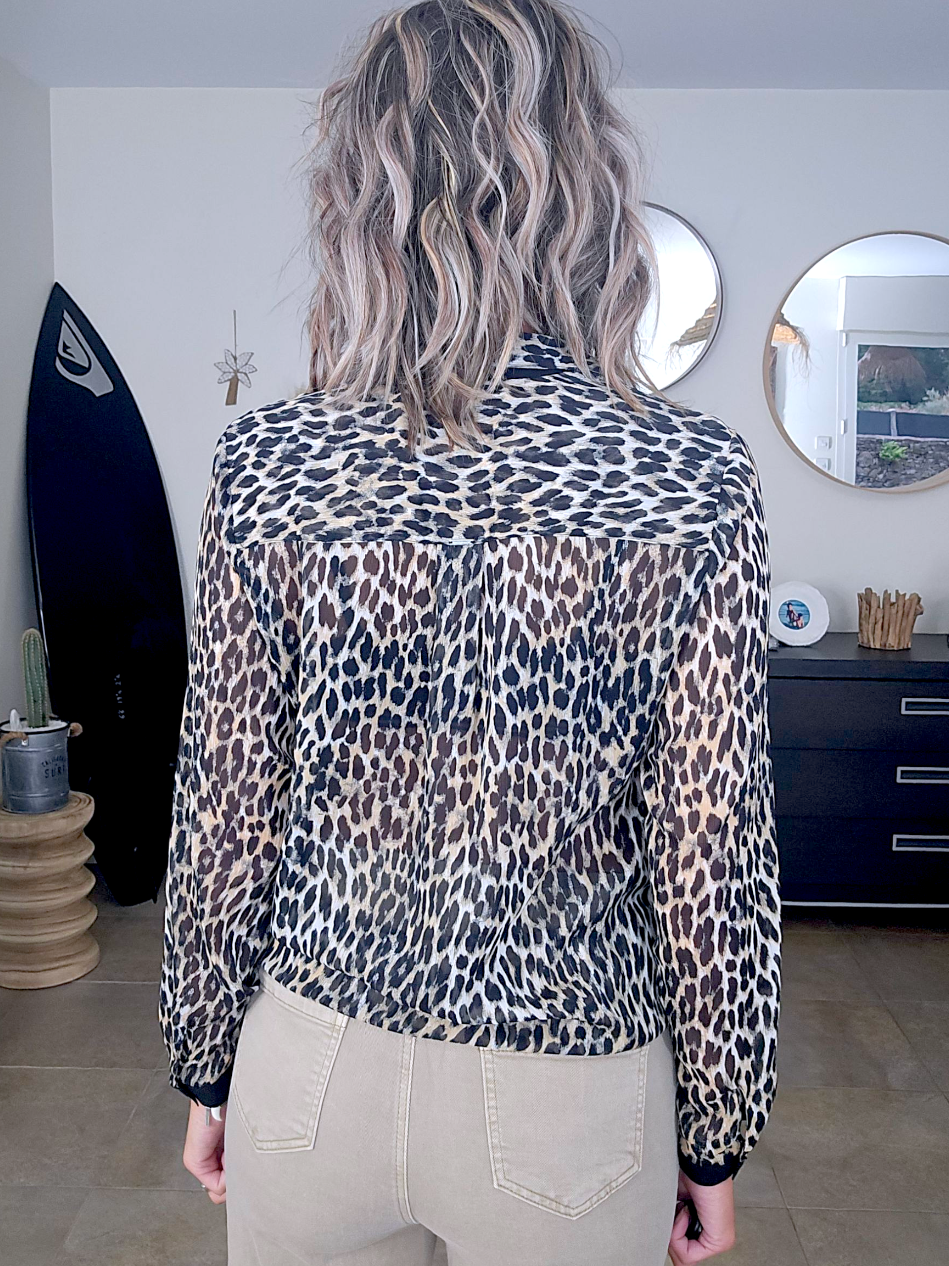 Chemise léopard