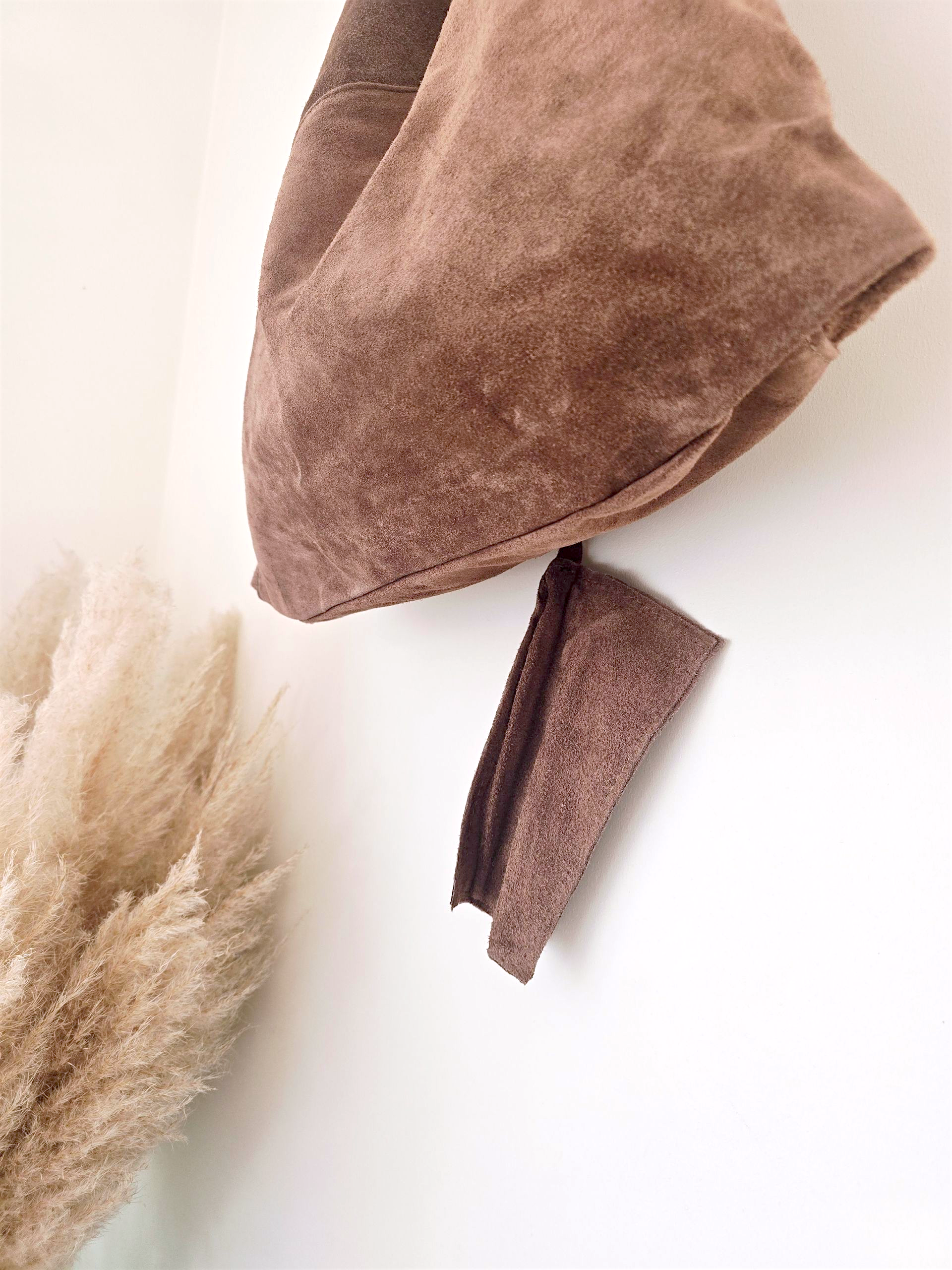 Sac à épaule XL 100% cuir taupe