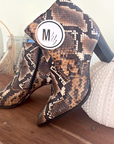 Santiags Amyna python 100% cuir