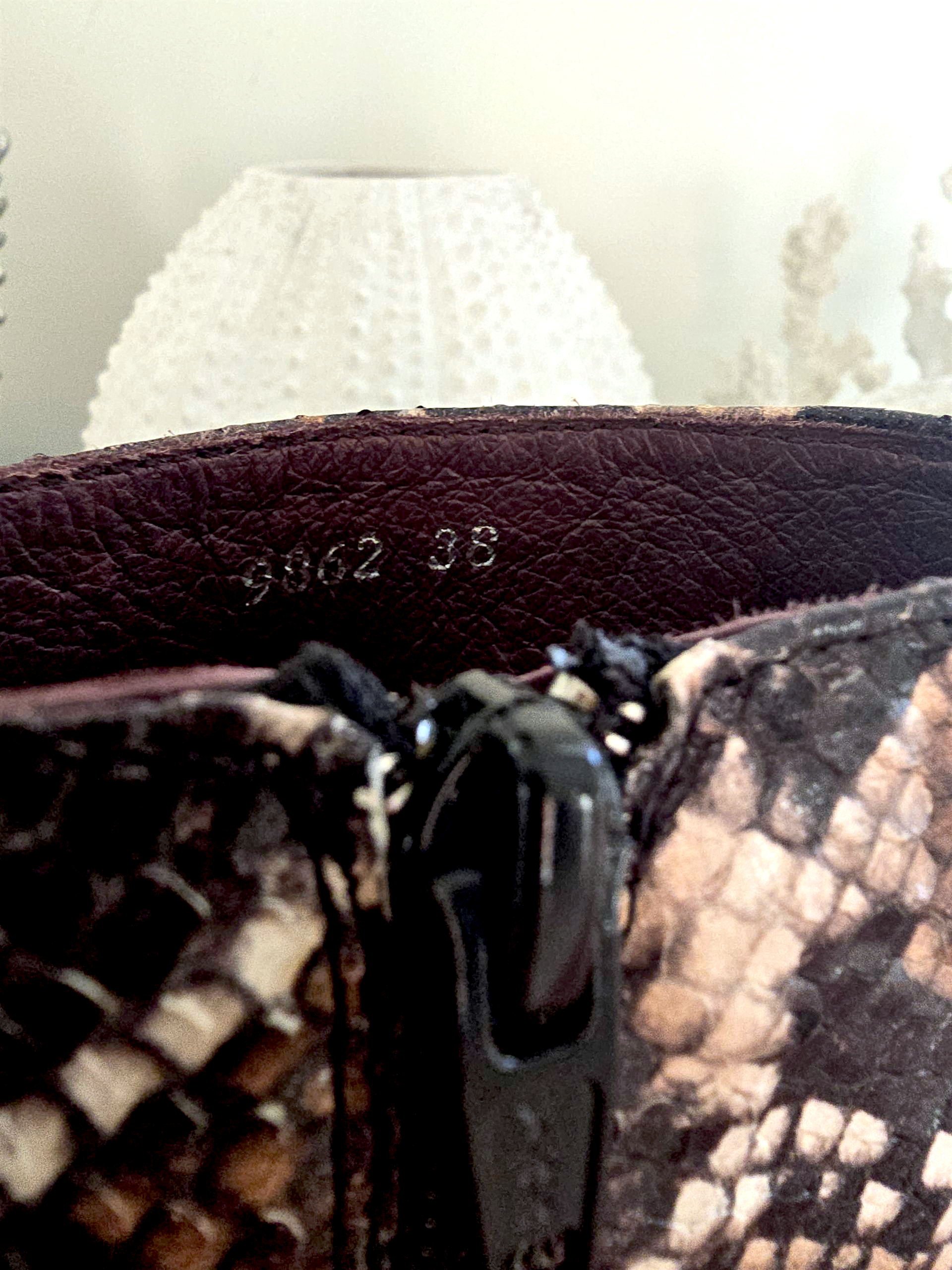 Santiags Amyna python 100% cuir