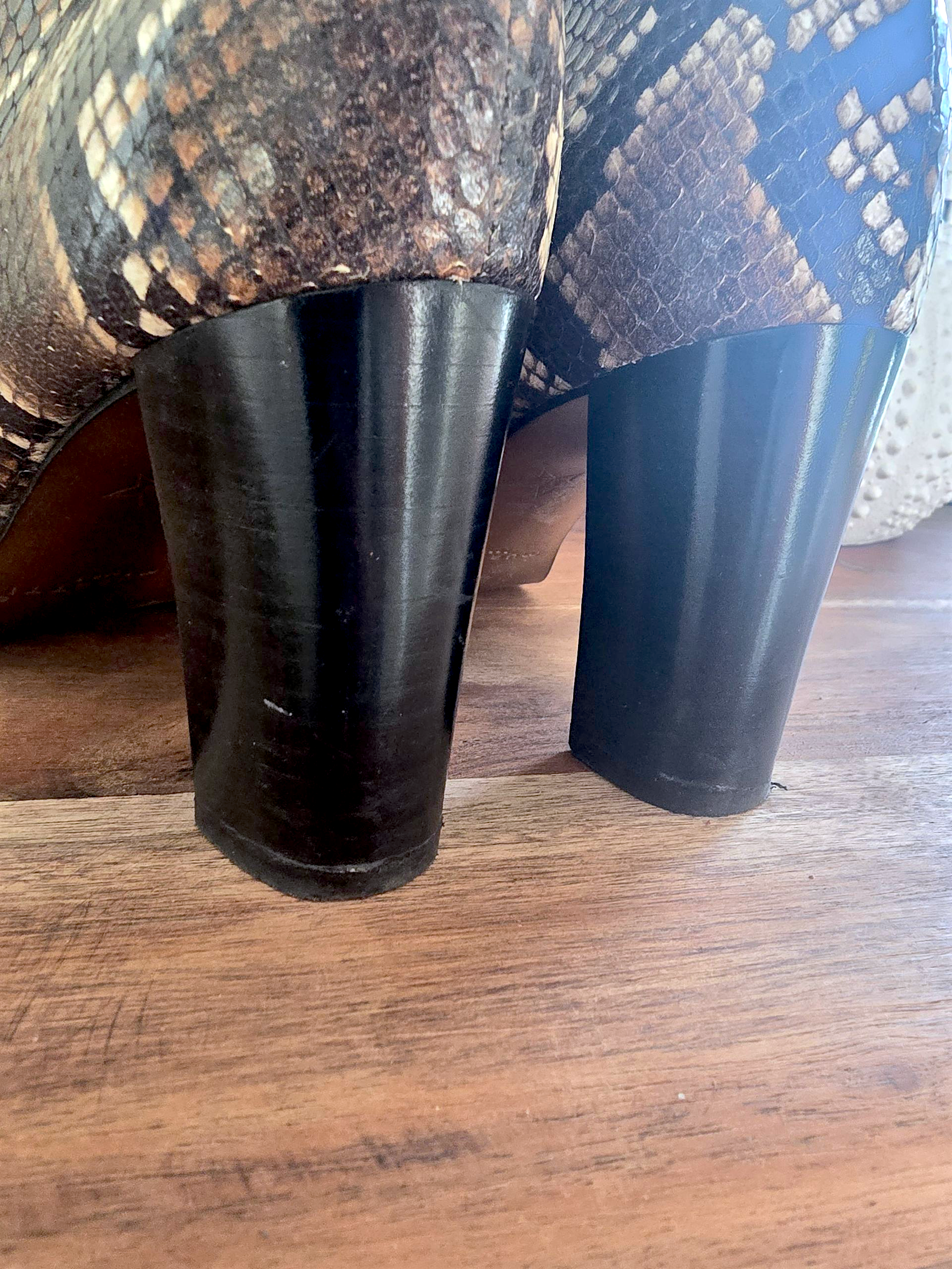 Santiags Amyna python 100% cuir