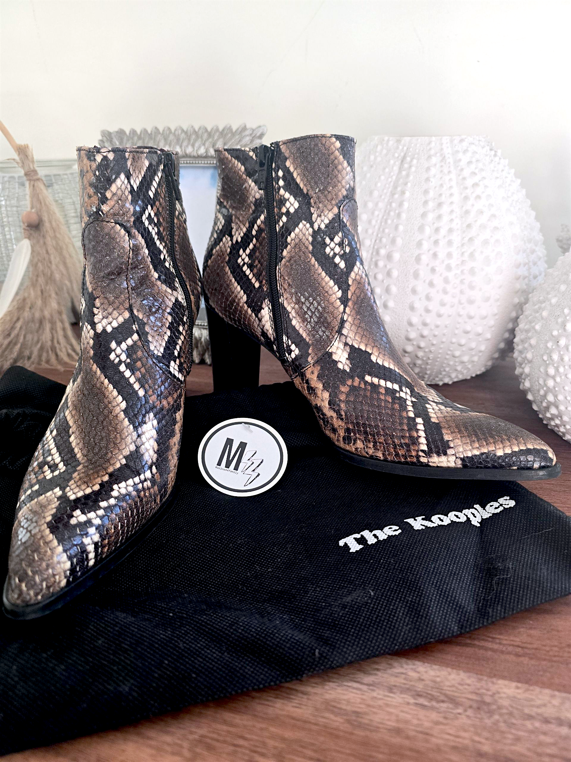 Santiags Amyna python 100% cuir