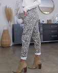 Pantalon jeeging léopard
