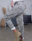 Pantalon jeeging léopard